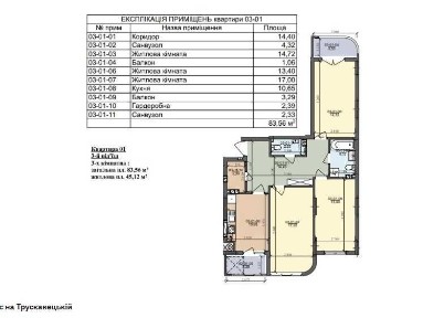 Продаж 3х кімнатної квартири в новобудові, Трускавецька 115