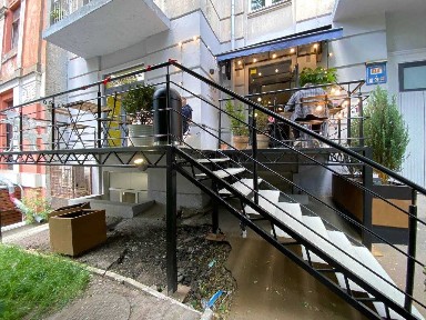 46,4 м² + терасса. Паньківська 18. Центр Фасад, торгове приміщення. Без комісії
