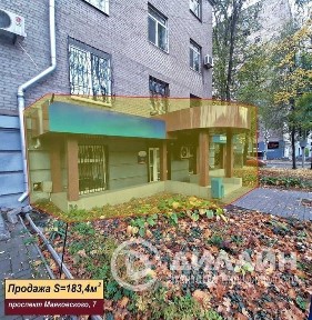 Фасадное помещение на проспекте Маяковского